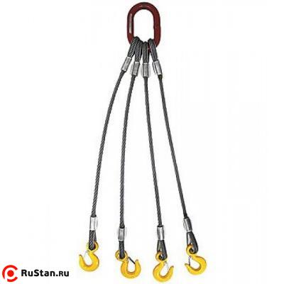 Строп канатный 4СК г/п 2,5 т 8,0 м фото №1 Строп канатный 4СК г/п 2,5 т 8,0 м фото №1