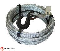 Канат 6,2 мм (200 м) для лебедки с Кч-0,75т 320А опрессовка фото №1 Канат 6,2 мм (200 м) для лебедки с Кч-0,75т 320А опрессовка фото №1