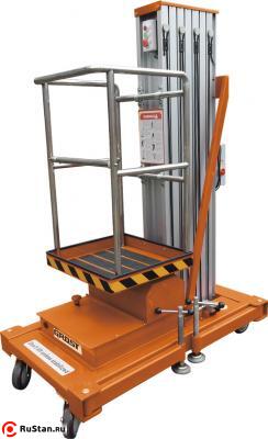 Телескопический одномачтовый подъемник GROST Single 0.125-6 (AC) фото №2 Телескопический одномачтовый подъемник GROST Single 0.125-6 (AC) фото №2