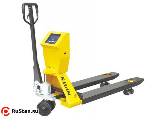 Тележка гидравлическая 2000 кг 1150 мм XILIN BFC6 с весами и LED-дисплеем (резиновые колеса) фото №1