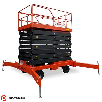 Ножничный подъемник с электроподъемом и аккумулятором QX-040-160 DC/AC OXLIFT 400 кг 16 м фото №1 Ножничный подъемник с электроподъемом и аккумулятором QX-040-160 DC/AC OXLIFT 400 кг 16 м фото №1