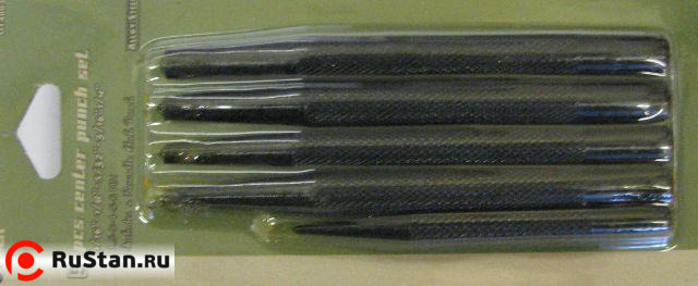 Набор кернеров из  5-ти шт. от 1.5мм до 6.0мм CrV в блистере "CNIC" (ОТ301) фото №1