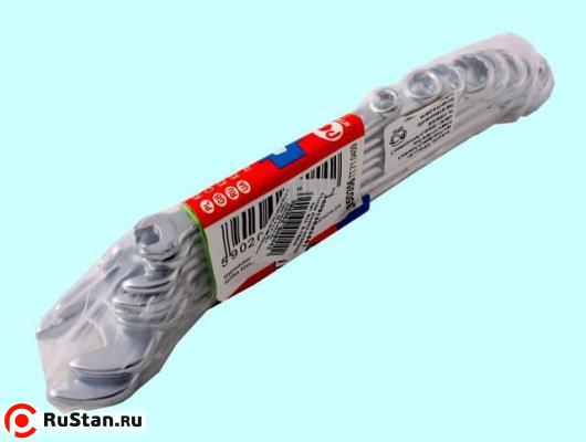 Набор ключей Комбинир. из  8-ми шт. (рожк. и накид.) (6,8,10,12,13,14,17,19) фото №1