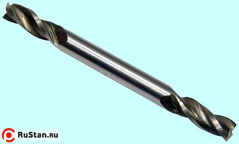 Фреза Концевая d 3,0х 6х45 ц/х Р6М5 Z=3 двухсторонняя фото №1 Фреза Концевая d 3,0х 6х45 ц/х Р6М5 Z=3 двухсторонняя фото №1