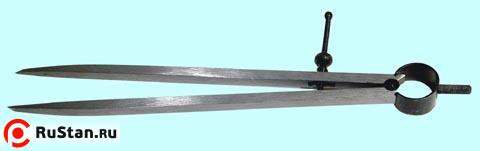 Циркуль разметочный с винтом 250мм для прямой разметки "CNIC" (3636) фото №1