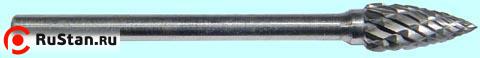 Борфреза тв.спл. гипербол.с точеч.торц. d 4х13х3х40 спиральная насечка (G04 13М03) "CNIC" фото №1 Борфреза тв.спл. гипербол.с точеч.торц. d 4х13х3х40 спиральная насечка (G04 13М03) "CNIC" фото №1