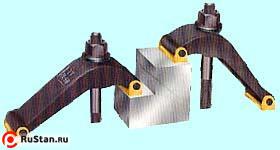 Прижим станочный шарнирный универсальный 125х37мм, из 2-х шт, паз 13,7мм М12 (YT-1001) "CNIC" фото №1