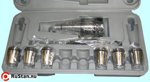 Патрон Цанговый с хв-ком 7:24-30 ГОСТ 25827 исп.1 М12х1.75 с набором цанг ER25 из 7шт (2-16мм) "CNIC" фото №1 Патрон Цанговый с хв-ком 7:24-30 ГОСТ 25827 исп.1 М12х1.75 с набором цанг ER25 из 7шт (2-16мм) "CNIC" фото №1