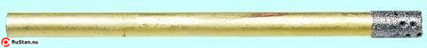 Сверло d 1,9(1,5) трубчатое перфорированное с алмазным напылением АС20 100/80 2-слойное фото №1