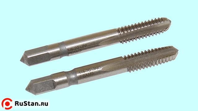 Метчик 1/4" UNF 60° Р6АМ5 дюймовый, м/р., комплект из 2-х шт. (28 ниток/дюйм) DIN351 "CNIC" фото №1 Метчик 1/4" UNF 60° Р6АМ5 дюймовый, м/р., комплект из 2-х шт. (28 ниток/дюйм) DIN351 "CNIC" фото №1