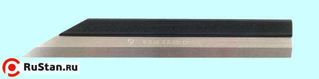 Линейка Лекальная тип ЛД- 500*30° кл.точн.00 с двухсторонним скосом ножевидной формы DIN874 "TLX" фото №1
