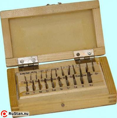 Наборы концевых мер длины №20, кл.точн.1 (23 меры от 0,12 до 3,5мм) г.в. 1989 фото №1 Наборы концевых мер длины №20, кл.точн.1 (23 меры от 0,12 до 3,5мм) г.в. 1989 фото №1