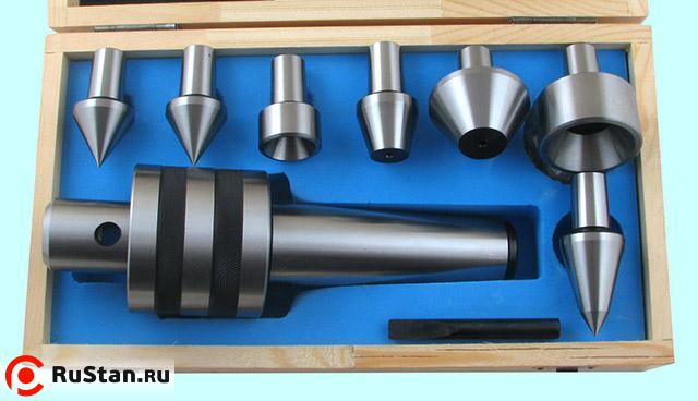 Центр Вращающийся КМ-5 с 7-ю сменными насадками "CNIC" (D435) фото №1 Центр Вращающийся КМ-5 с 7-ю сменными насадками "CNIC" (D435) фото №1