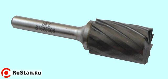 Борфреза тв.спл. цилиндр. d16х25х6х65 спиральная крупная насечка (В16 25С06) с заточ.торцем "CNIC" фото №1 Борфреза тв.спл. цилиндр. d16х25х6х65 спиральная крупная насечка (В16 25С06) с заточ.торцем "CNIC" фото №1