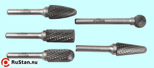 Набор борфрез тв. сплав. из 5шт. D12х(10-28)х6мм Х-образная насечка (CSS05-1005D) "CNIC" фото №1 Набор борфрез тв. сплав. из 5шт. D12х(10-28)х6мм Х-образная насечка (CSS05-1005D) "CNIC" фото №1