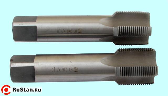 Метчик G 2" 9ХС трубный цилиндрический, ручной комплект из 2-х шт. (11 ниток/дюйм) левый ГОСТ 3266 "CNIC" фото №1 Метчик G 2" 9ХС трубный цилиндрический, ручной комплект из 2-х шт. (11 ниток/дюйм) левый ГОСТ 3266 "CNIC" фото №1