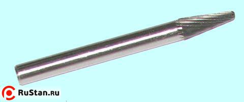 Борфреза тв.спл. сфероконич.d 3х16х3х38 14° 0,6 спиральная насечка (L03 16М03) "CNIC" фото №1 Борфреза тв.спл. сфероконич.d 3х16х3х38 14° 0,6 спиральная насечка (L03 16М03) "CNIC" фото №1