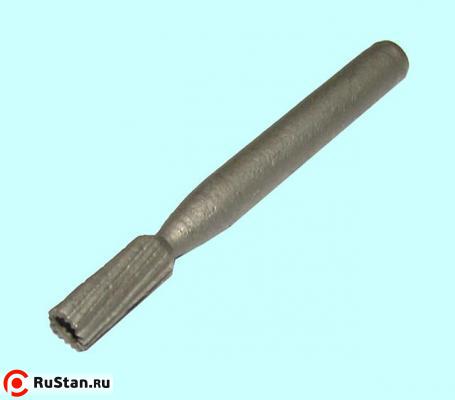 Борфреза цилиндрическая d 6х14х6х56 Р6М5 тип А оксид. фото №1 Борфреза цилиндрическая d 6х14х6х56 Р6М5 тип А оксид. фото №1