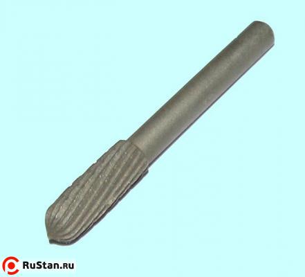 Борфреза сфероцилиндрическая d 8х22х6х60 Р6М5 тип С оксид. фото №1 Борфреза сфероцилиндрическая d 8х22х6х60 Р6М5 тип С оксид. фото №1