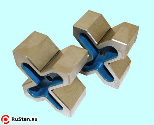 Призмы поверочные и разметочные чугунные 200х170х 90мм тип П2-3 кл.точн.2 (к-т из 2-х шт) "CNIC" (DS4V-02) фото №1