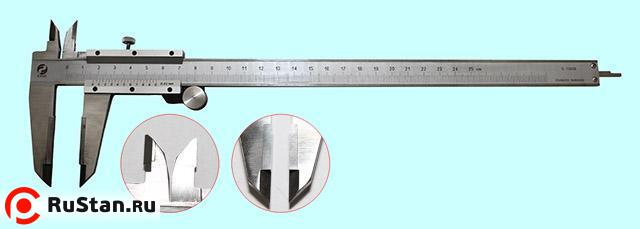 Штангенциркуль 0 - 250 ШЦТ-I (0,05) с твердосплавными губками, нерж. сталь, с глубиномером "CNIC" (141-530S) фото №1