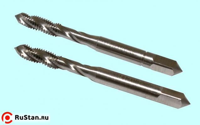 Метчик М 6,0х0,5 м/р.Р6АМ5 винтовая канавка комплект из 2-х шт. "CNIC" фото №1 Метчик М 6,0х0,5 м/р.Р6АМ5 винтовая канавка комплект из 2-х шт. "CNIC" фото №1