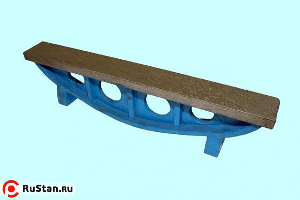 Линейка Поверочная тип ШМ- 500х60мм кл.точн.1 с широкой рабочей пов-стью (мостик) чугунная шаброванная "TLX" фото №1