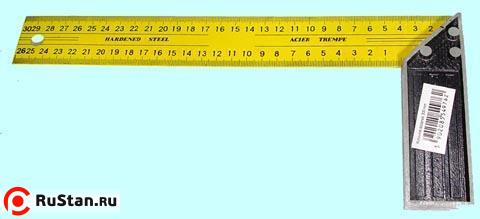 Угольник Столярный 300х130 мм 2шкалы "TLX" фото №1 Угольник Столярный 300х130 мм 2шкалы "TLX" фото №1