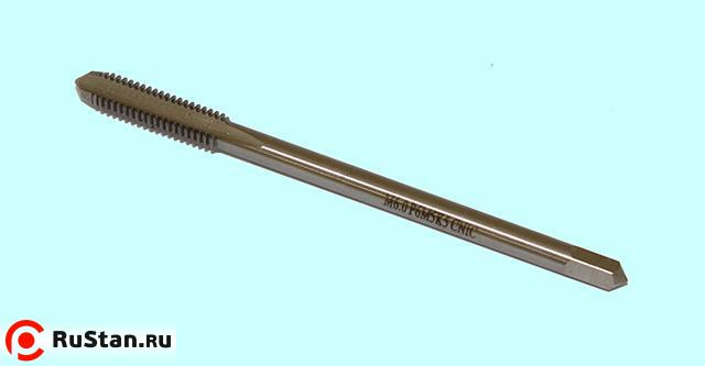 Метчик М 3,0 (0,5)х11х56 м/р.Р6М5К5 удлиненный, проходной хв-к d2.2мм DIN376 "CNIC" фото №1 Метчик М 3,0 (0,5)х11х56 м/р.Р6М5К5 удлиненный, проходной хв-к d2.2мм DIN376 "CNIC" фото №1