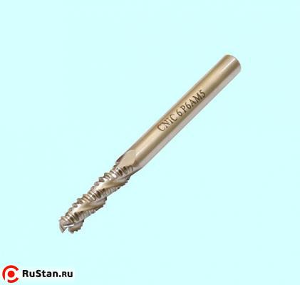 Фреза Концевая d 6,0х24х68 ц/х Р6АМ5 Z=4 обдирочная со стружколомом "CNIC" фото №1 Фреза Концевая d 6,0х24х68 ц/х Р6АМ5 Z=4 обдирочная со стружколомом "CNIC" фото №1