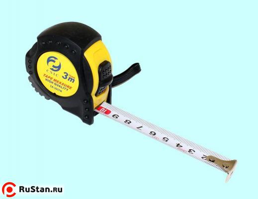 Рулетка 3 метра х 16мм с 2-мя фиксаторами обрезиненная "CNIC" CR-G57 (3G57W) фото №1 Рулетка 3 метра х 16мм с 2-мя фиксаторами обрезиненная "CNIC" CR-G57 (3G57W) фото №1