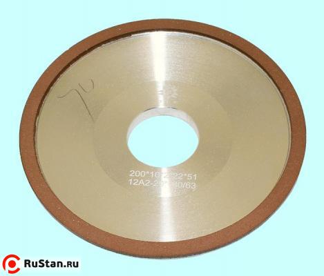Круг алмазный 12А2-20град.(тарельчатый) 200х10х2х51 SSD-2(АС4) 80/63 100% В2-01 52,5кар. "TLX" фото №1 Круг алмазный 12А2-20град.(тарельчатый) 200х10х2х51 SSD-2(АС4) 80/63 100% В2-01 52,5кар. "TLX" фото №1