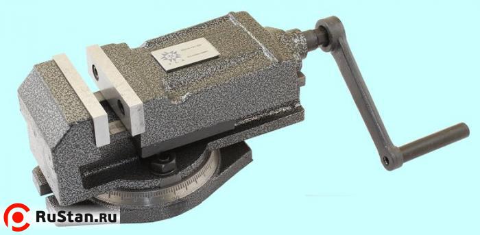 Тиски Станочные 80мм чугунные поворотные с закрытым винтом, ход губок 60мм QH80 "TLX" фото №1 Тиски Станочные 80мм чугунные поворотные с закрытым винтом, ход губок 60мм QH80 "TLX" фото №1