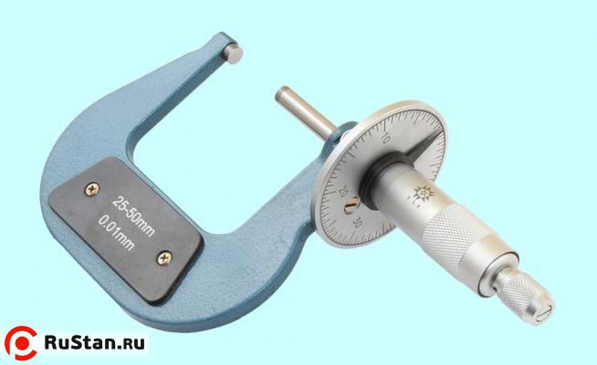 Микрометр Листовой МЛ-50  25-50 мм (0,01) тип А, Н- 50мм "TLX" фото №1