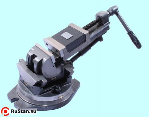Тиски Станочные глобусные 125мм поворотные, ход 120мм наклон в 2-х плос-тях QW125 "TLX" фото №1 Тиски Станочные глобусные 125мм поворотные, ход 120мм наклон в 2-х плос-тях QW125 "TLX" фото №1