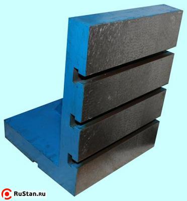 Плита чугунная угловая 400х400мм монтажная шаброванная кл. точн.1 с Т-образными пазами "TLX" фото №1 Плита чугунная угловая 400х400мм монтажная шаброванная кл. точн.1 с Т-образными пазами "TLX" фото №1