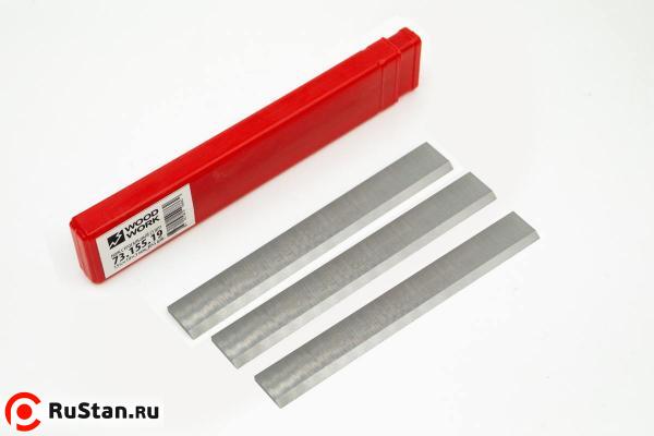 Комплект ножей HM фото №2 Нож строгальный HSS 18% 300X25X3мм (1 шт.) для С30 Genius фото №2