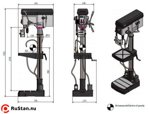Вертикально-сверлильный станок OPTIdrill B28HV фото №2 OPTIdrill B28HV фото №2