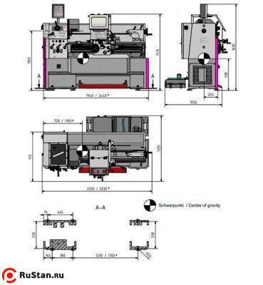 Станок токарный винторезный OPTIturn TH 4215D фото №4 OPTIturn TH 4215D фото №4