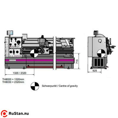 Токарно-винторезный станок OPTIturn TH 8020D фото №3 OPTIturn TH 8020D фото №3