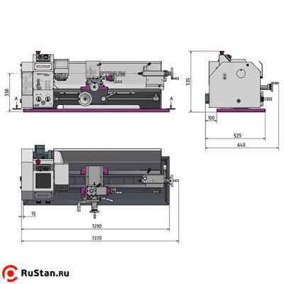 Станок токарный OPTIturn TU 2807 фото №3 OPTIturn TU 2807 фото №3
