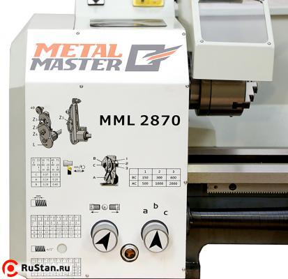 Коробка подачи для регулировки шага при нарезании резьб. фото №7 Metal Master MML 2870 фото №7