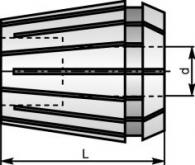 Цанга d17,0  ER32  L40мм  DIN 6499 