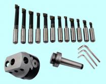 Головка расточная d 75мм, D расточки 12-120мм, хв-к КМ3 с к-том резцов Т15К6 из 12шт. 