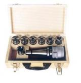 Патрон Фрезерный с хв-ком 7:24-40 ГОСТ 25827 исп.1  М16х2.0 с набором цанг-втулок SC32 из 7шт (6-25мм) 