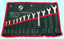 Набор ключей Комбинир. из 12-ти шт. (рожк. и накид.) (6 - 22) (TS-003) в сумке 