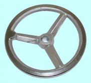 Маховик 200х20х43х6мм (DxdxHxb) с  3-мя спицами, чугун 