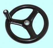 Маховик 100х12х29х4мм (DxdxHxb) с  3-мя спицами, бакелит 