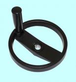 Маховик 100х12х42х4мм (DxdxHxb) с  2-мя спицами, алюминий 