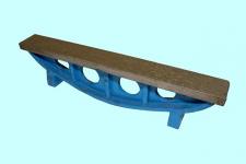 Линейка Поверочная тип ШМ-3000х100мм кл.точн.1 с широкой рабочей пов-стью (мостик) чугунная шаброванная 